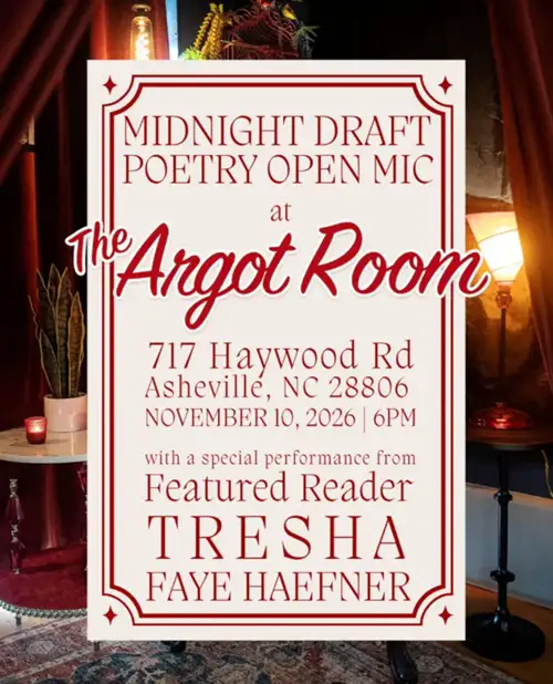 Midnight Draft Poetry + Midnight Laughs Comedy at The Argot Room